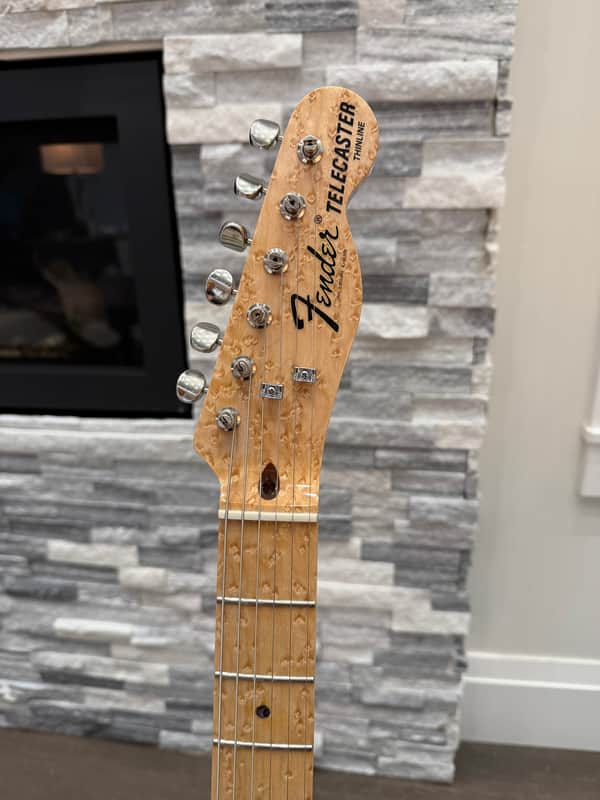 Warmoth Fender 72 Telecaster Thinline Birdseye Maple Neck CuNife