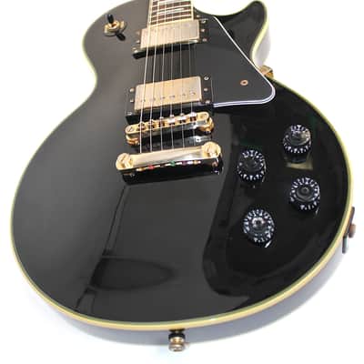 2015 Epiphone Les Paul Custom Pro • Ebony • Gibson Gig Bag image 4
