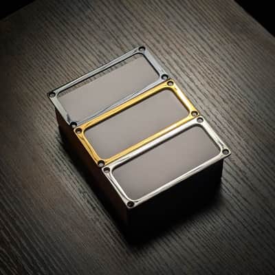 Ramme Mounting Ring For P90 Pickup (Stainless Steel - Black) image 3