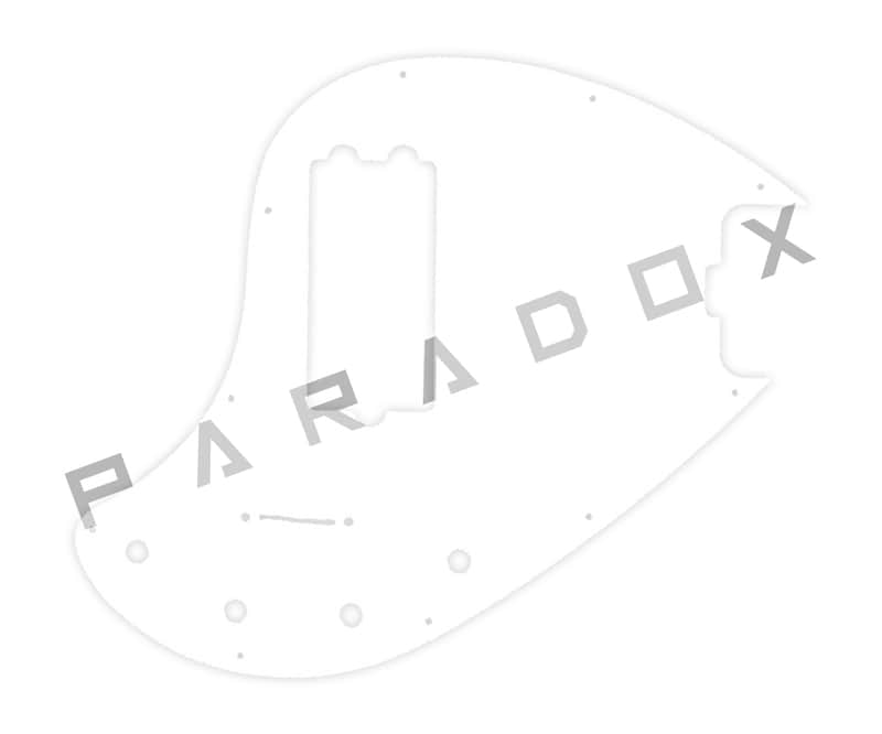 Custom Pickguard For 2018 - 2024 Made in America Ernie Ball Music Man StingRay Special 5 H - Solid White Thin .60" image 1