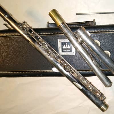 King Cleveland Flute, USA, with case, Good Condition image 4