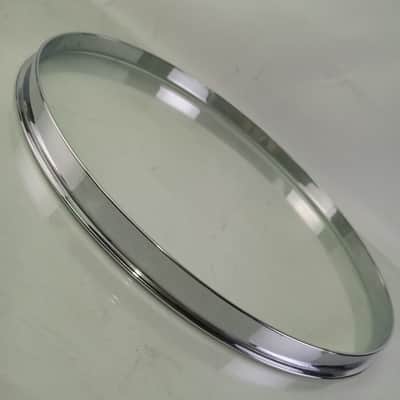 Slingerland 13"Single-Flange Tom Drum COB Batter Rim/Hoop Chrome-Brass RadioKing image 2
