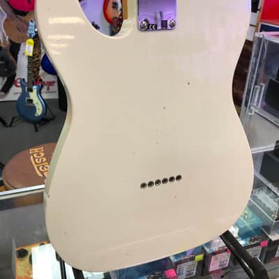 Fender Jimmy Page Signature Telecaster Journeyman Relic®, Rosewood Fingerboard, White Blonde with Case image 12