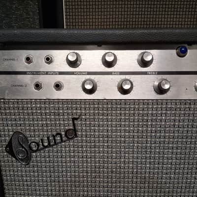 1960s Sound Electronics Corp X505R 2x12 30 Watt Guitar Amplifier Combo Rare Serviced image 2