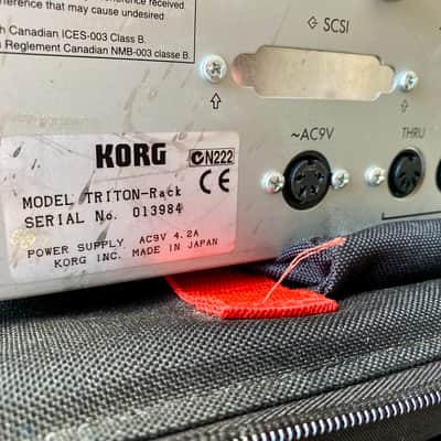 Korg Triton-Rack inc. 5 EXPANSION BOARDS & RACK BAG imagen 7