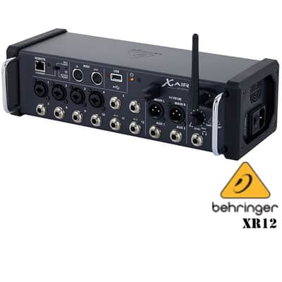 Behringer XR12 12-Input Digital Mixer with 4 Programmable Midas Preamps USB Stereo Recorder image 2