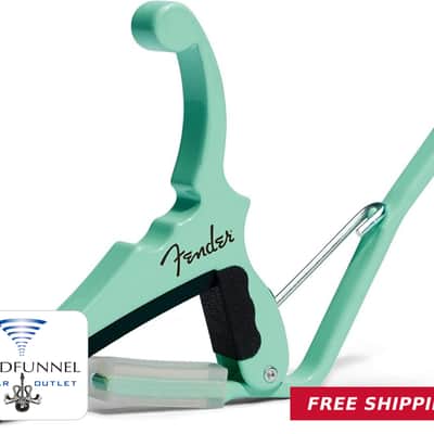 KGEFSG Fender X Kyser Quick-Change Electric Guitar Capo - Surf Green New image 1