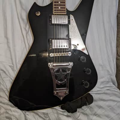 Washburn Ps500 Paul Stanley Signature  1998 Black Chrome image 4