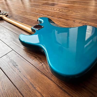 2002 Fender JB-45 Jazz Bass w/ 'Wesley' Ramp Lake Placid Blue MIJ Japan image 14