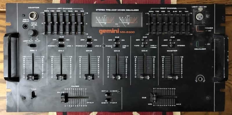 Gemini MX-5300 Stereo Pre-Amp Mixer 7-Band Equalizer DJ Rack Mount image 1