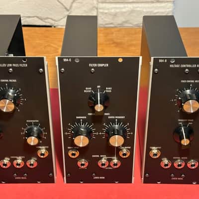 SYNTH-WERK 5U Moog Modular Filter Modules Set (3)- 904-A 904-A 904-C Synth Modules image 2