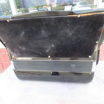 INTERNATIONAL LIRA 120 BASS ACCORDION MODEL 30 1960's BLACK EXCELLENT! image 9