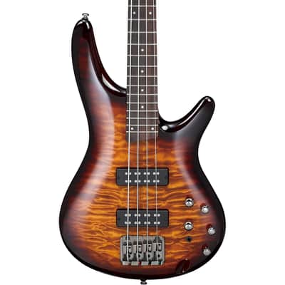 Ibanez SR400EQMDEB SR Standard Series Electric Bass Guitar, Dragon Eye Burst image 1