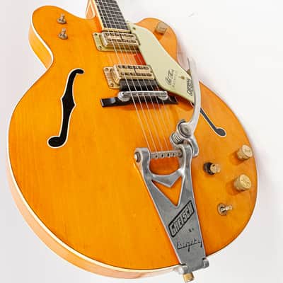 1966 Gretsch 6120 Chet Atkins Nashville Hollow Body Guitar w/ Case Bigsby USA image 14