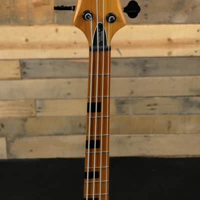Schecter Stiletto-4 Session 4-String Bass Guitar Aged Natural Satin "Excellent Condition" image 6