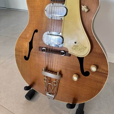 Maton EG45A Premier Hollow Body Electric Guitar 1962 - Natural image 3