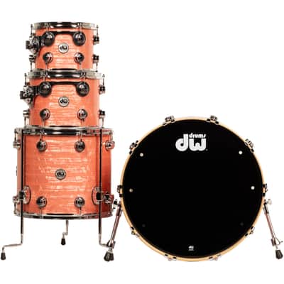 Drum Workshop Collectors Series 4-Piece Shell Kit - Pink Coral image 3