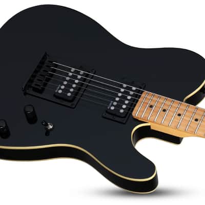 Schecter PT Electric Guitar. Gloss Black (BLK) image 12
