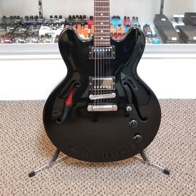used 2014 Gibson Memphis ES-335 Studio in Ebony, Very Good Condition with OHSC & Paperwork