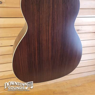 Martin J-16E 14-Fret Jumbo Acoustic / Electric Guitar with Martin Soft Shell Case - Black Smoke image 7