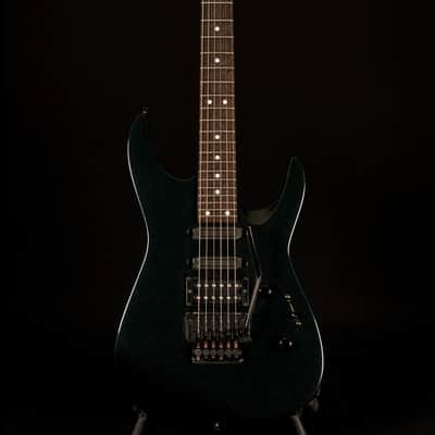 Charvel 375 Deluxe with Rosewood Fretboard 1989 - Metallic Black image 2