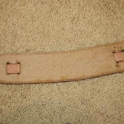 1960's  Vintage Leather Strap and bonus MIJ curly cable image 6