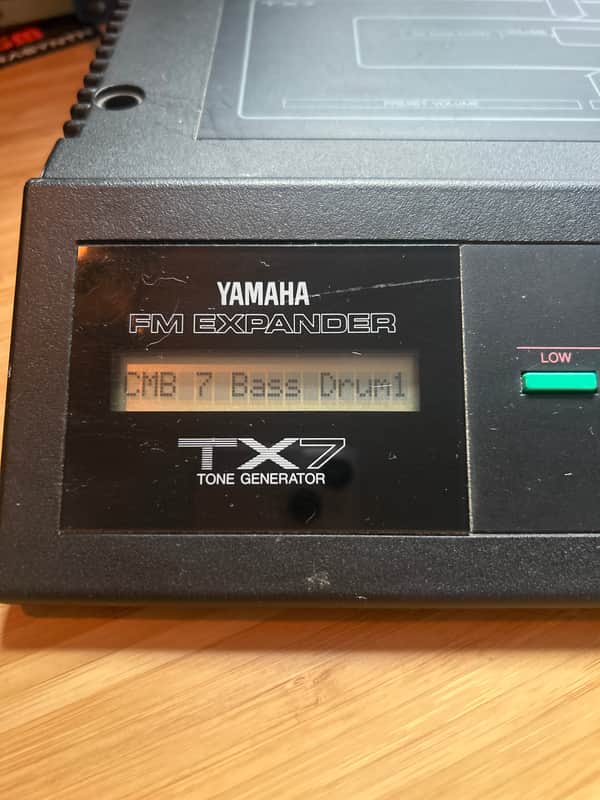 Yamaha TX7 FM Expander 1985 - Black | Reverb