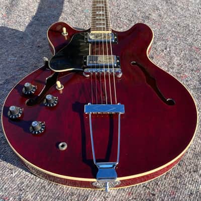 Gibson ES-335TD Lefty 1976 - Cherry/Wine Red image 6