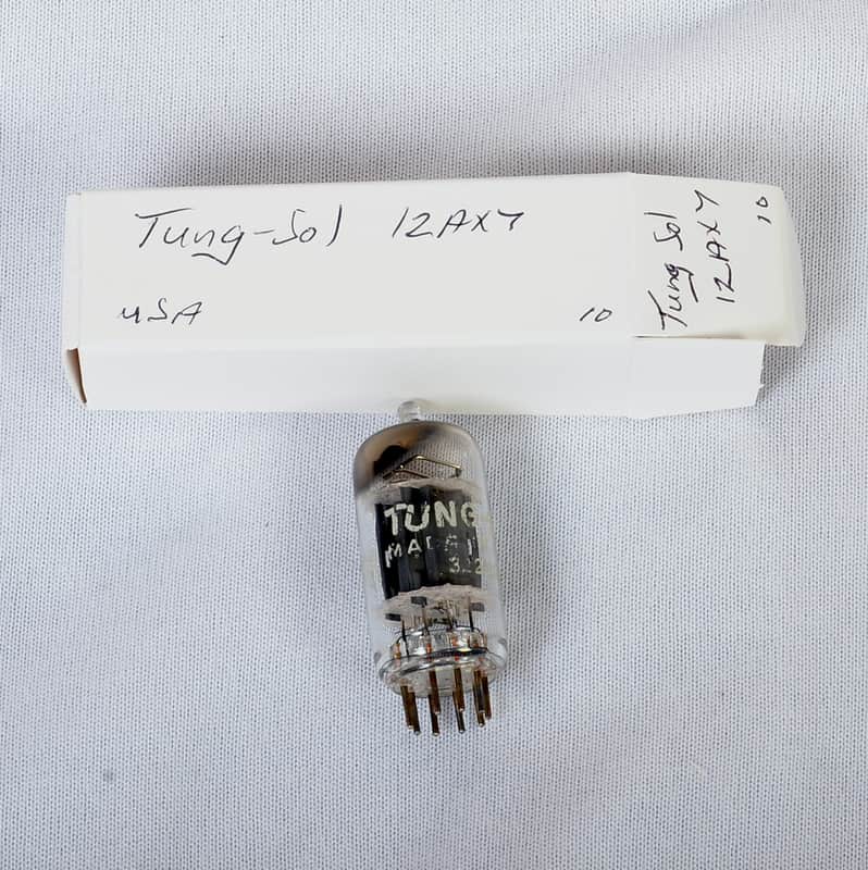 Vintage Tung-Sol 12AX7 Preamp Tube – Tests Strong – USA Made image 1