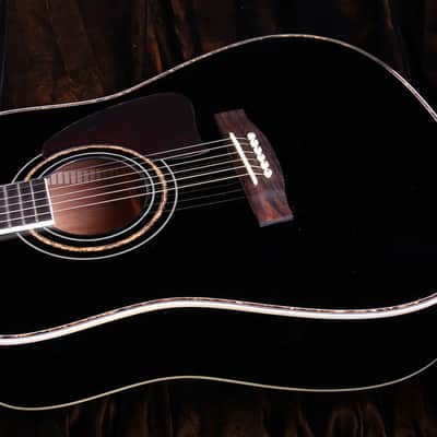 Barcelona Hancrafted Acoustic Guitar- Black Finish with Case image 3