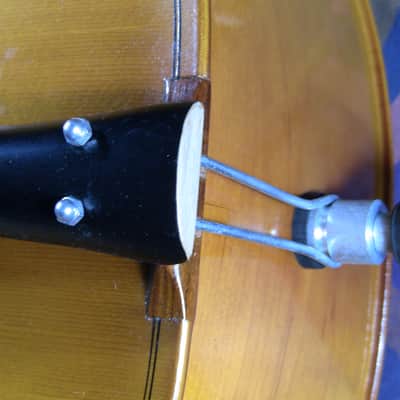 Engelhardt M3 1/4 size laminated upright bass USA 1991 with bag image 13