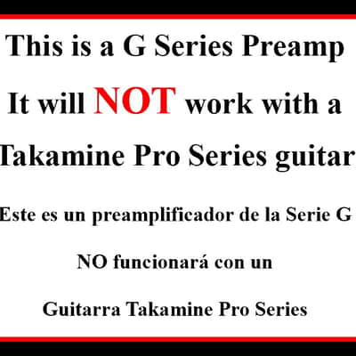 Takamine G Series TP4T Preamp / NOS / Original Revision / Authorized Dealer image 6