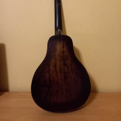 Unique Acoustic Guitar 7 string USSR Soviet Chernihiv Pear Shaped Ukrainian Vintage and Rare image 8