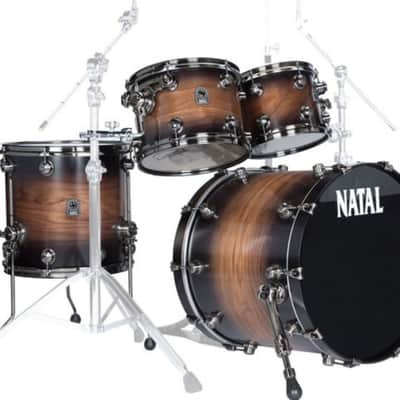 NATAL ORIGINALS WALNUT DRUM KIT, VINTAGE BURST image 3