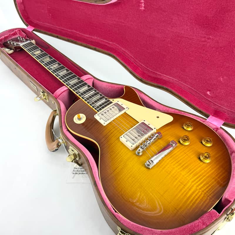 2024 Gibson Custom Shop 1959 Les Paul Hand Picked Top - Iced Tea image 1