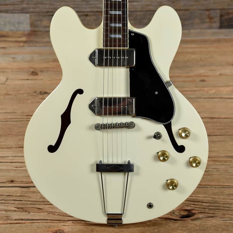 Epiphone Casino MIJ White 1980's USED (s003) | Reverb