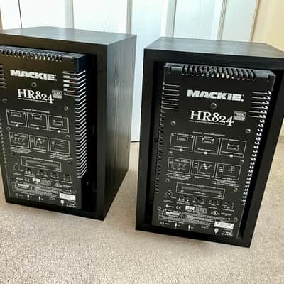 Mackie HR824 8" Active Studio Monitors (Pair) 1997 - 2007 - Black image 4