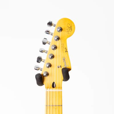 Squier Hank Marvin Stratocaster 1991 Fiesta Red image 3