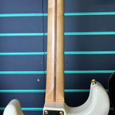 Fender Limited Edition Mahogany Blacktop Stratocaster HHH Olympic White 2020 image 11