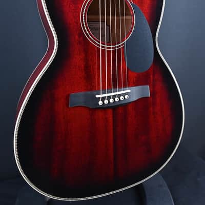 Immagine PRS SE P20E Parlor Acoustic Guitar Fire Red Burst #110 - 3