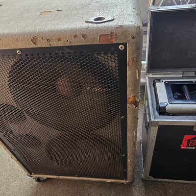 Marshall Jubilee Bass rig Late 80's - Silver/ grey tolex image 6