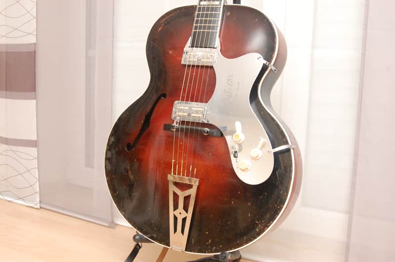 Anton Pilar – 1939 pre-war Extremly Rare German Vintage MASTER Archtop Jazz Guitar / Gitarre image 1