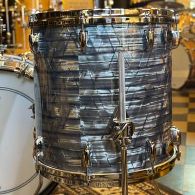 NEW Gretsch USA Custom Drum Set in Sky Blue Pearl - 14x18, 8x12, 14x14 image 12