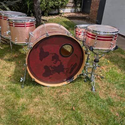 C&C Custom Drum Set. Shed Seven main drum kit from late 2000s to 2021 image 2