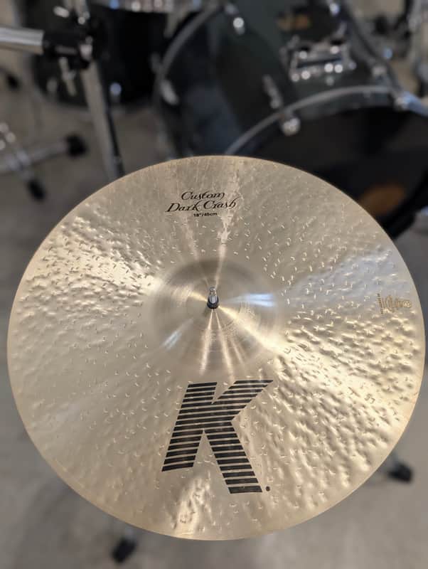 Zildjian 18" K Custom Dark Crash Cymbal 1995 - Present - Traditional image 1