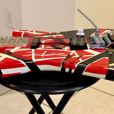 Eddie Van Halen Tribute Guitar Build, Frankenstein, Frankenstrat, EVH image 9