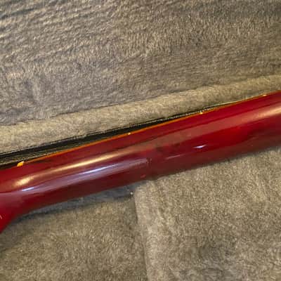 Gibson The Hawk 1996 - Red - VINTAGE - ALL ORIGINAL - Hardshell Case - Headstock/Neck Repair image 12