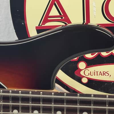 Ernie Ball Music Man USA Sterling 5 HH 5-string Bass with Case 2014 - Vintage Sunburst image 3