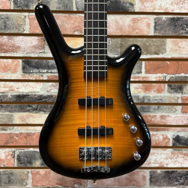 Warwick Rockbass Corvette Classic 4 2010s - Almond Sunburst Transparent image 1