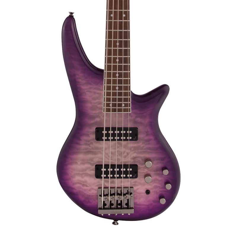 Used Jackson JS Series Spectra Bass JS3QV - Purple Phaze w/ Laurel FB image 1